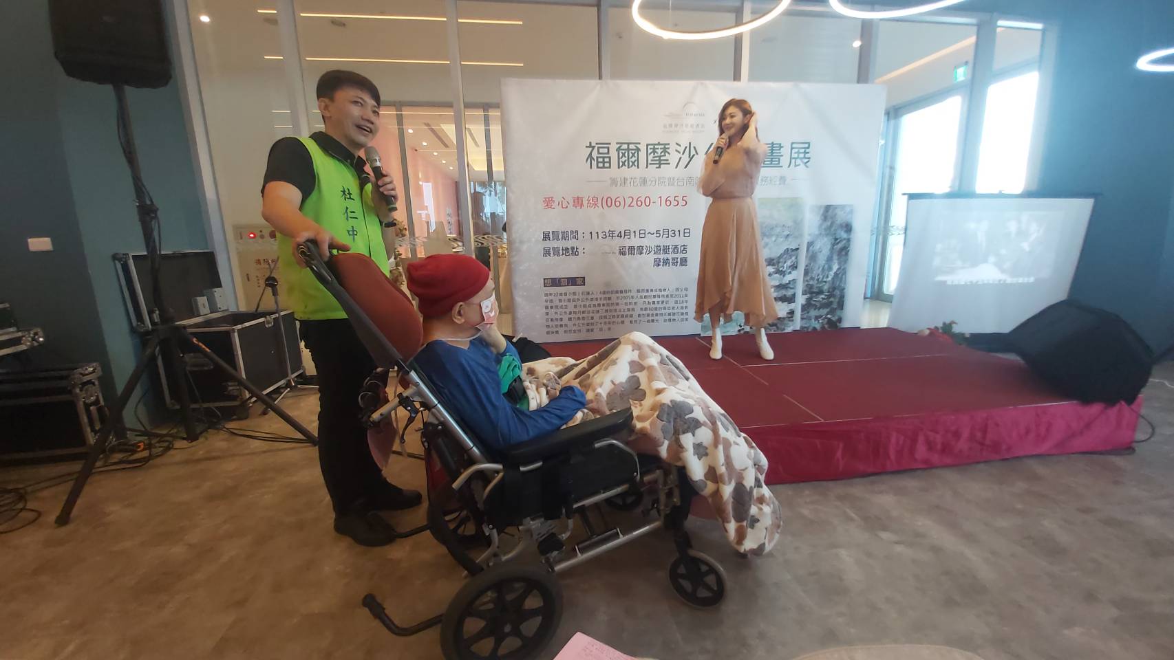 ▲音樂才女林逸欣獻上組曲表演，用音樂為植物人朋友獻上真摯的祝福。（圖／記者陳彥霖攝2024.04.01）