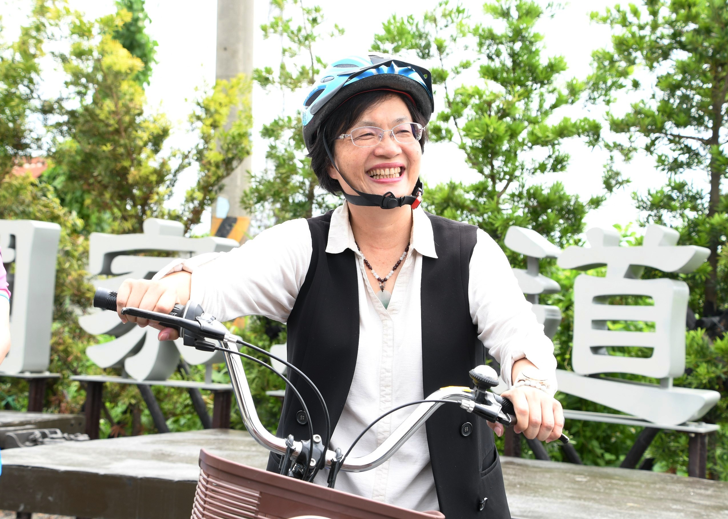 ▲彰化糖鐵國家綠道榮膺2023台灣景觀大獎「佳作」，彰化縣長王惠美邀請全國鄉親體驗一日雙爐之旅。（記者張溎壕攝）