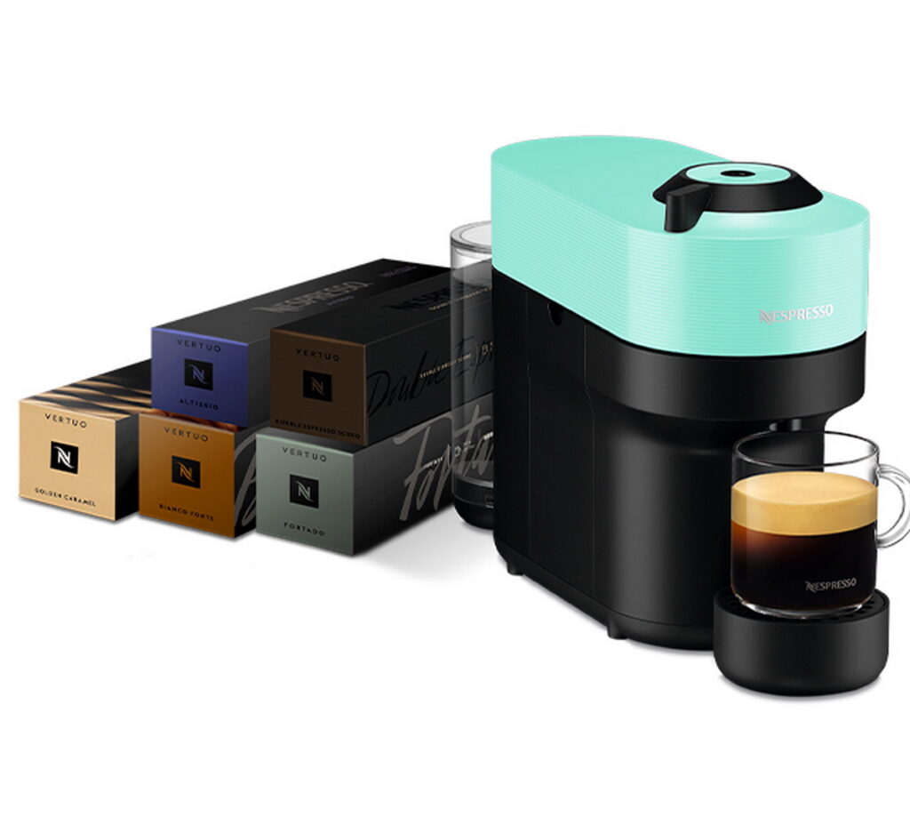 Nespresso Vertuo POP午後香醇50顆裝組合優惠價4,540元。