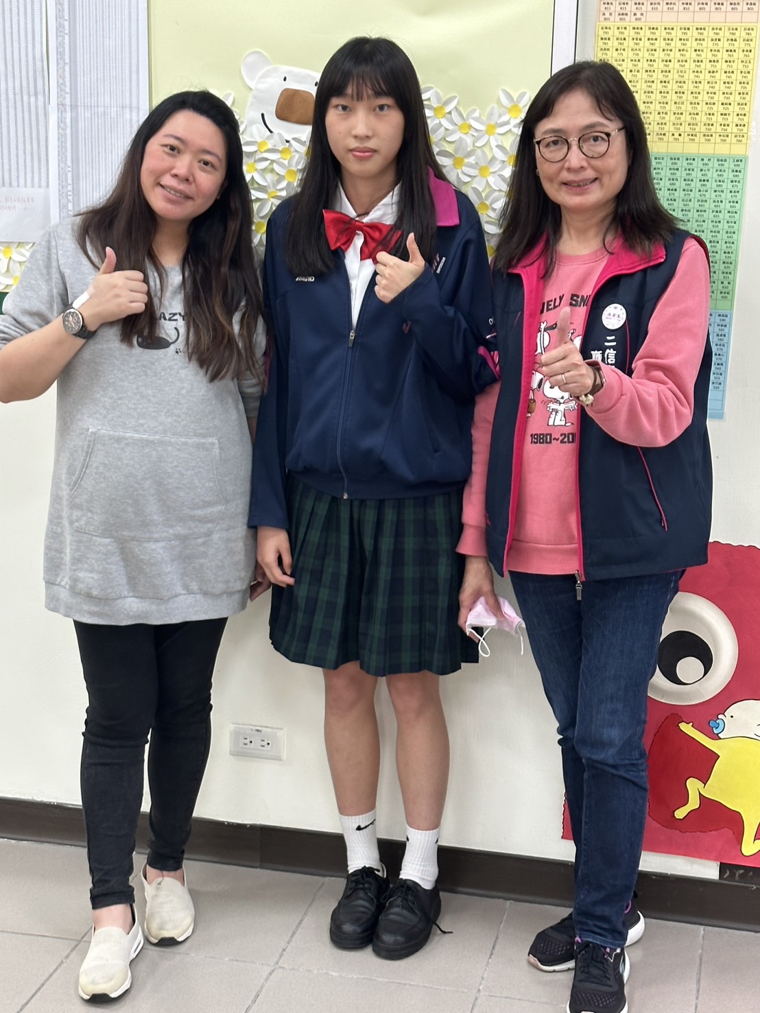 二信高中應外科潘郁靜熱愛跆拳道如願錄取台北市立大學體育系