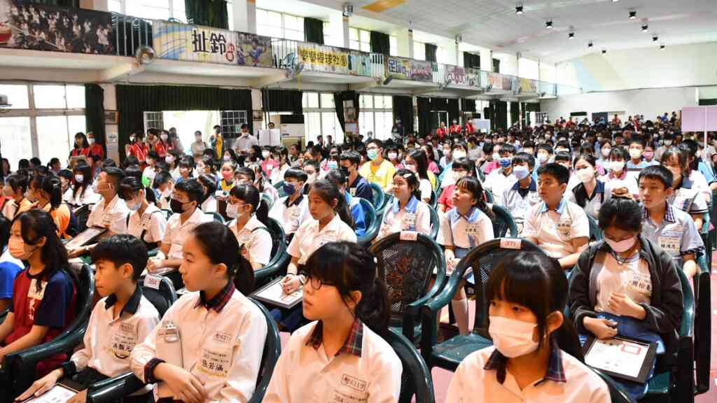 ▲彰化縣政府於今天在南郭國小活動中心舉辦113年國民小學模範兒童表揚大會。（記者林明佑翻攝）