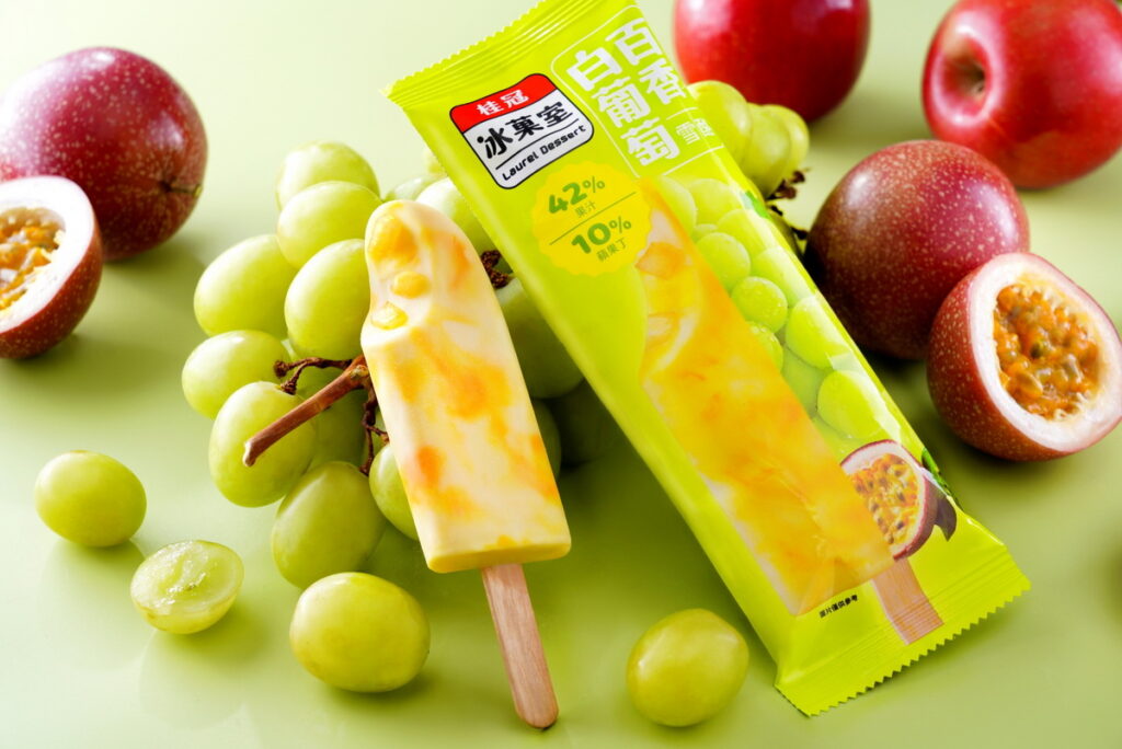 桂冠冰菓室-「百香白葡萄雪酪」