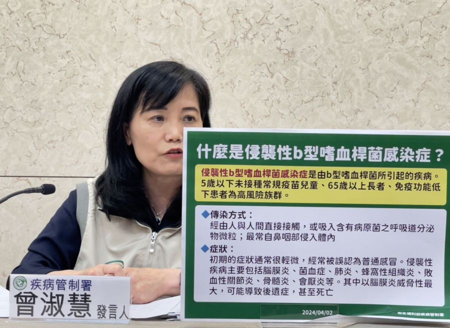 今年首例「侵襲性b型嗜血桿菌」!女畏寒發燒住院 打流感疫苗也有效 250 今年首例「侵襲性b型嗜血桿菌」!女畏寒發燒住院 打流感疫苗也有效 249