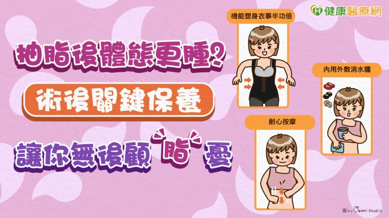 抽脂後體態更腫?術後關鍵保養讓你無後顧「脂」憂