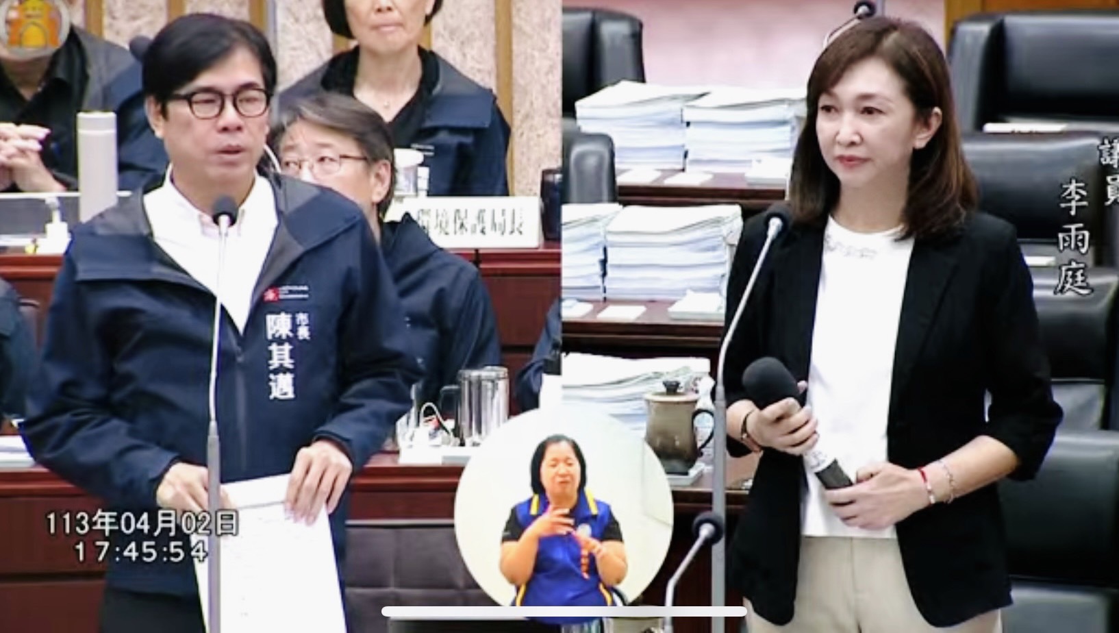 ▲李雨庭大寮行政中心新建不能再延 民意直接送到市長手上（議員提供）