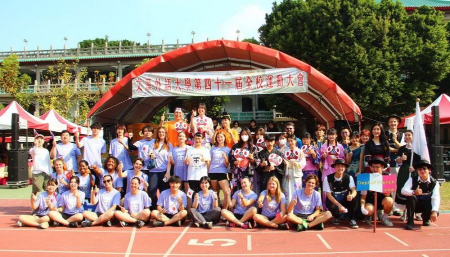 文藻運動會吹異國風 歐美亞非學生飆創意登場