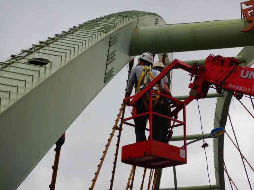 ▲ 建設局針對全市特殊性及大跨距橋樑，辦理全面性安全檢查，以確保市民行的安全。（台中市政府提供）