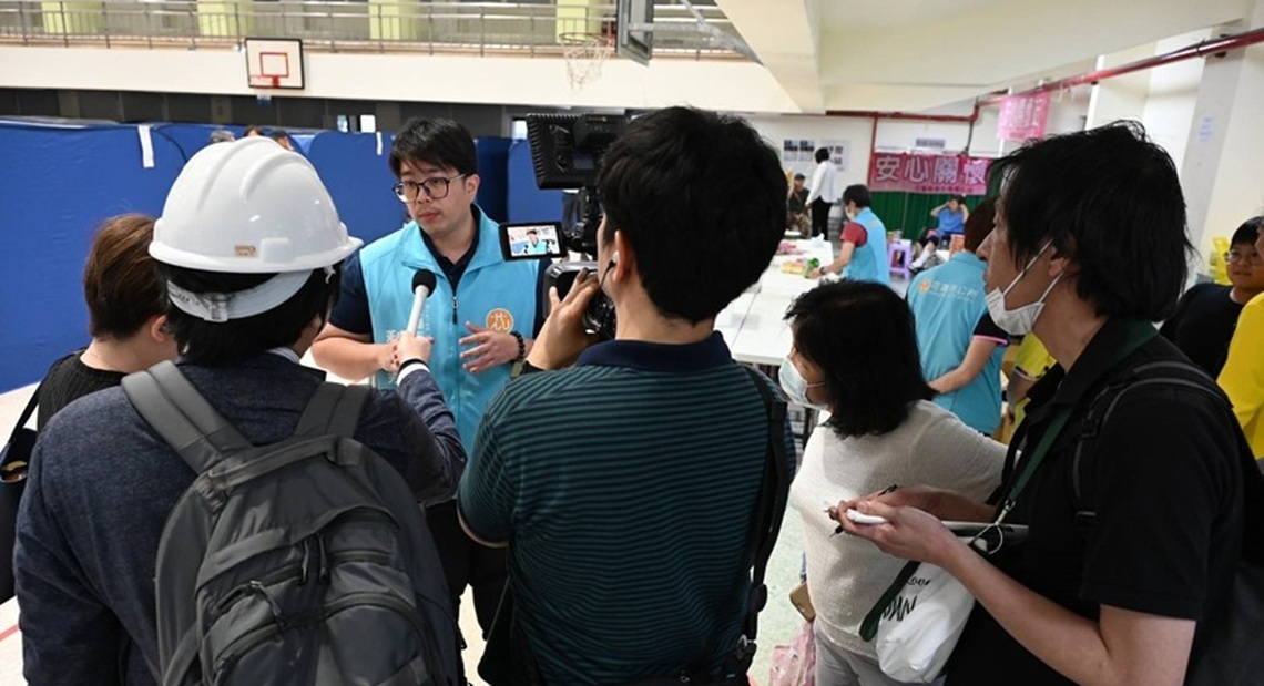 花蓮市公所收容中心貼心也用心 登上日本熱搜榜
