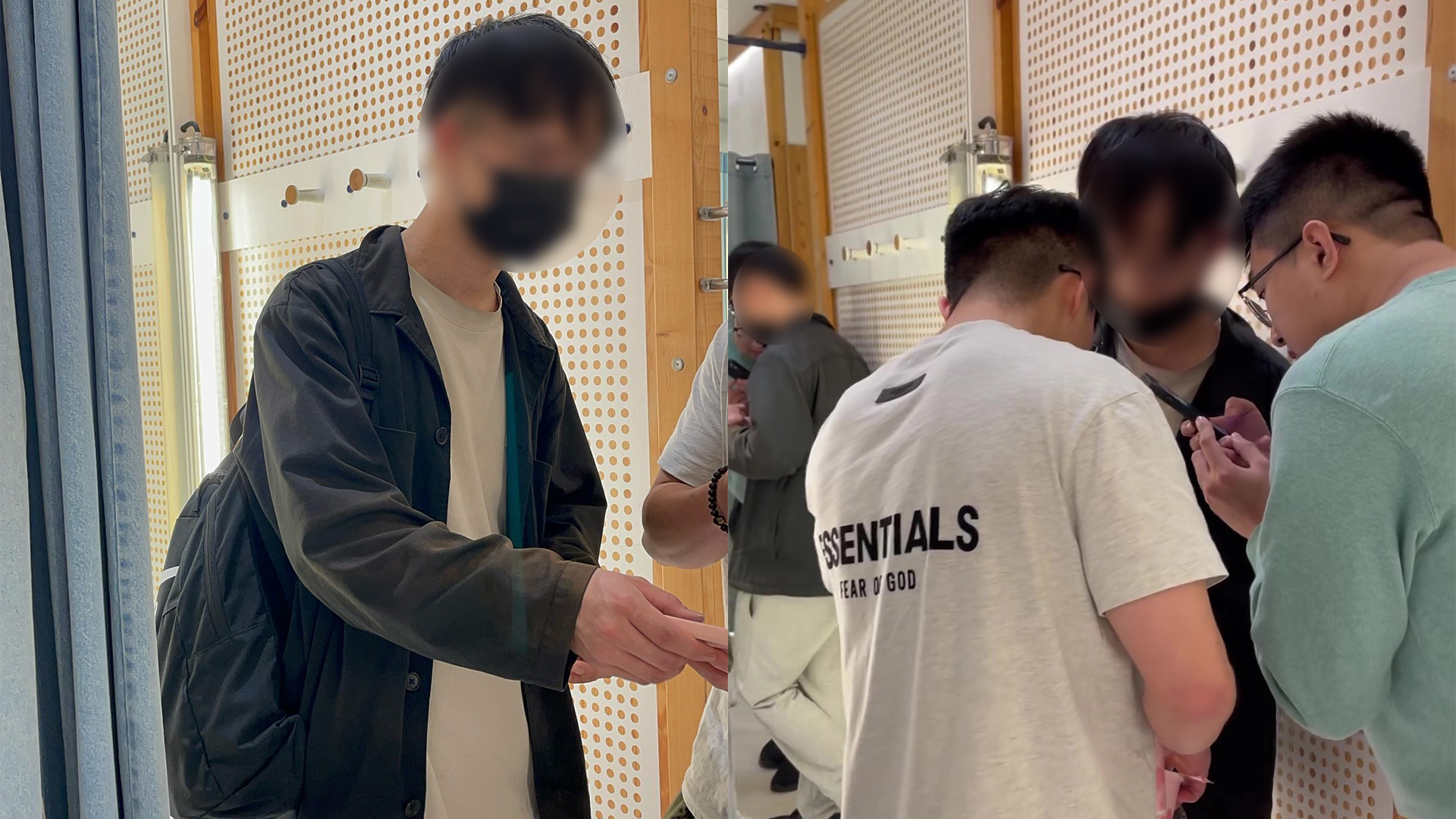 ▲新竹巨城偷拍男當場抓包,依法送辦(圖/翻攝自Threads)