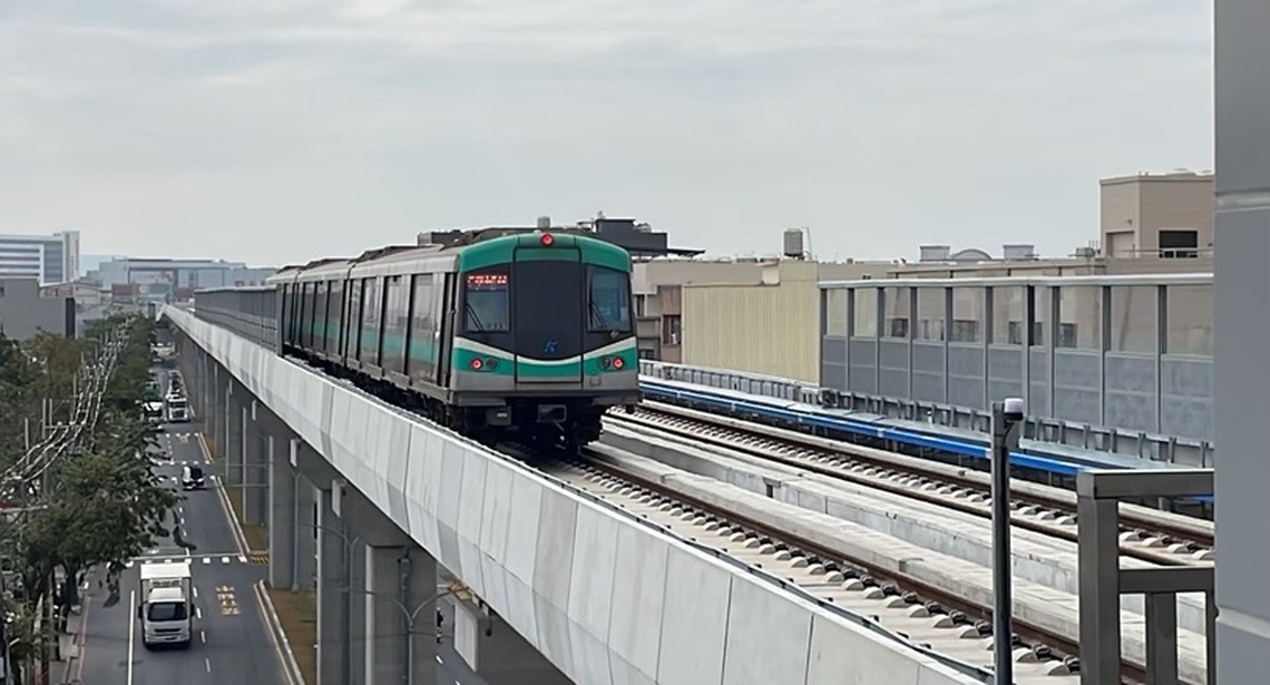 「捷運有情,岡山好行!」高雄捷運岡山路竹延伸線RK1試運轉開跑
