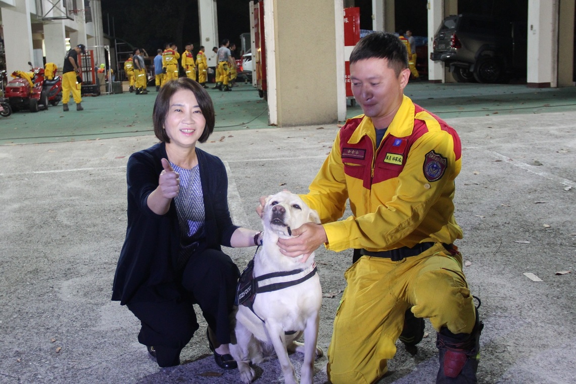 屏東縣搜救隊支援0403花蓮大地震平安返家  縣長周春米慰勉辛勞