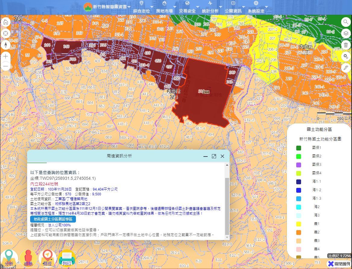 國土計畫法明年上路　「新竹縣智慧圖資雲」可查功能分區