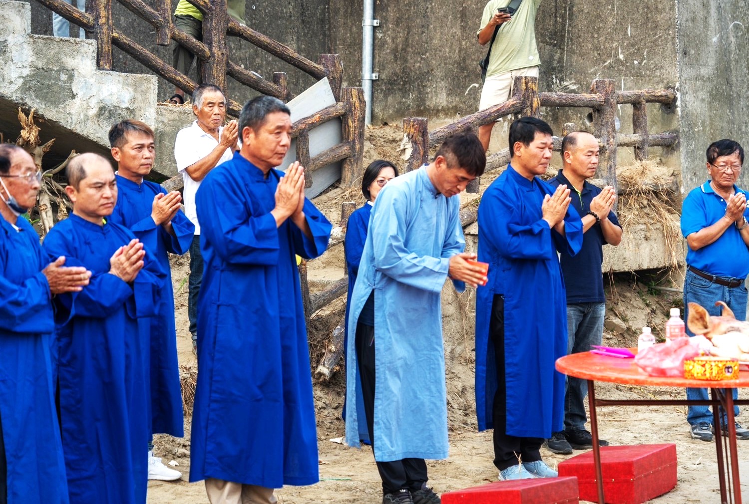 美濃二月戲居民祈福傳承客家文化