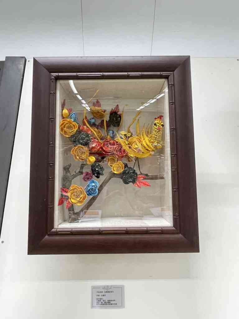 ▲白霜芬老師手作台灣春仔花。（記者林明佑翻攝）