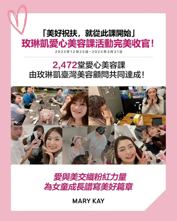 兒童節:玫琳凱凝結粉紅力量,為女童成長譜寫美好篇章