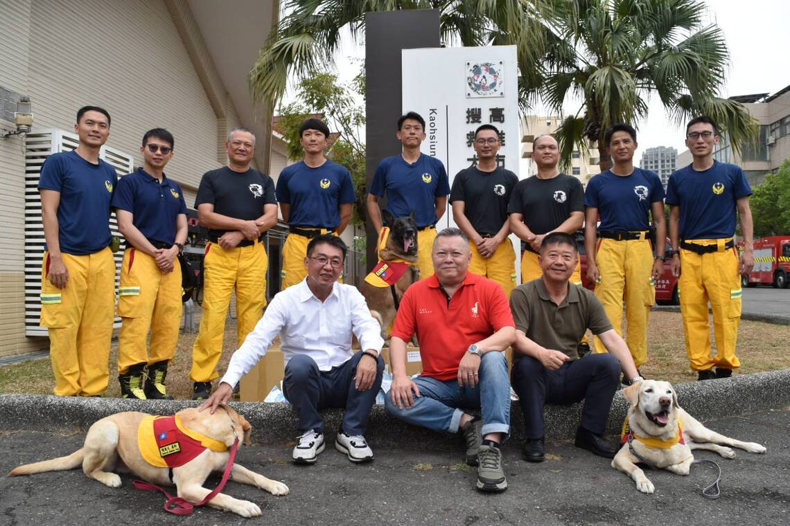 漾新聞|搜救汪旺隊員歸來 立委許智傑媒合業者捐贈物資