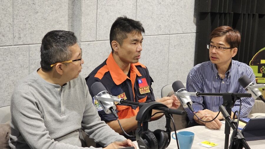 圖/張祐陞說,台灣搜救隊素質無庸置疑,未來要強化的是政府對於資源的整合。(圖/本報照片)