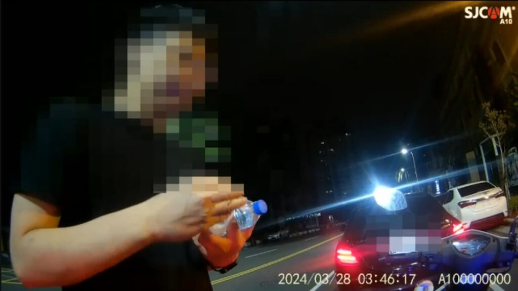▲圖說：酒駕男憂超標遭法辦，荒謬提「換老婆酒測可以嗎?」 （圖／台中市政府提供）