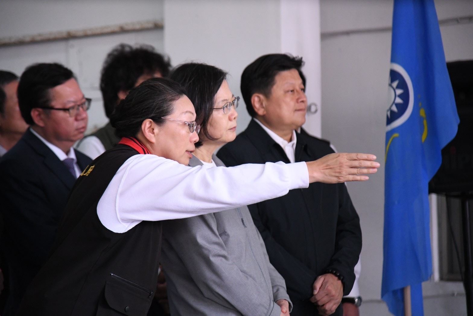 震後第八天蔡總統抵花蓮　指示加速受災民眾安置及復原重建等工作