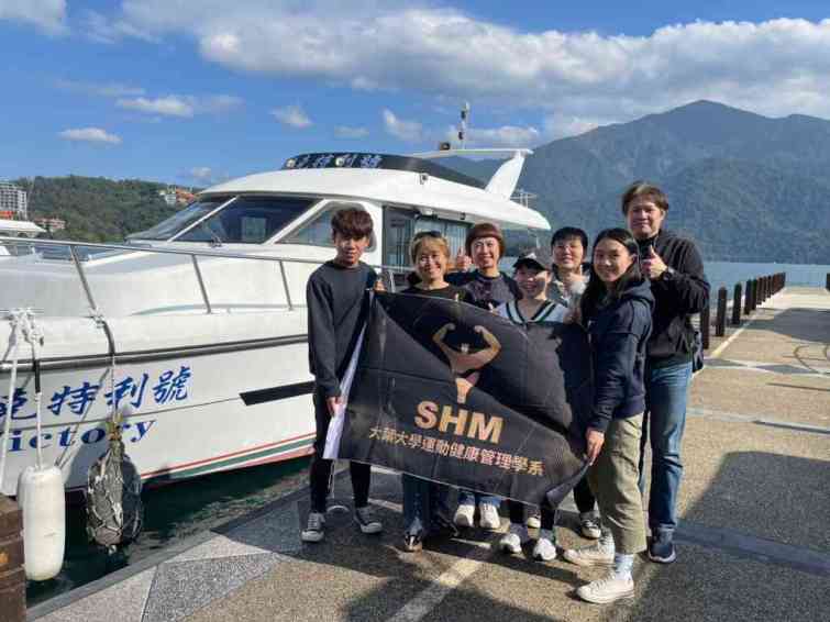 ▲大葉大學運健系輔導學生考取動力小船及遊艇證照。（大葉大學提供）