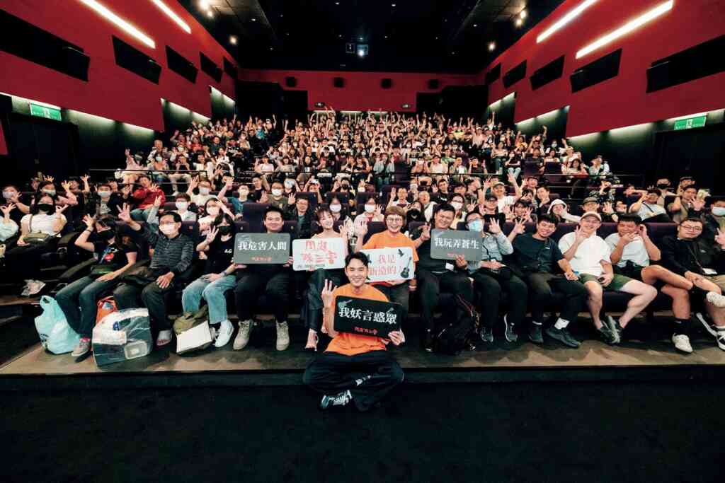 ▲ 《周處除三害》 監製李烈和主演阮經天、王淨來到台中分享拍攝趣事。(台中市政府提供)