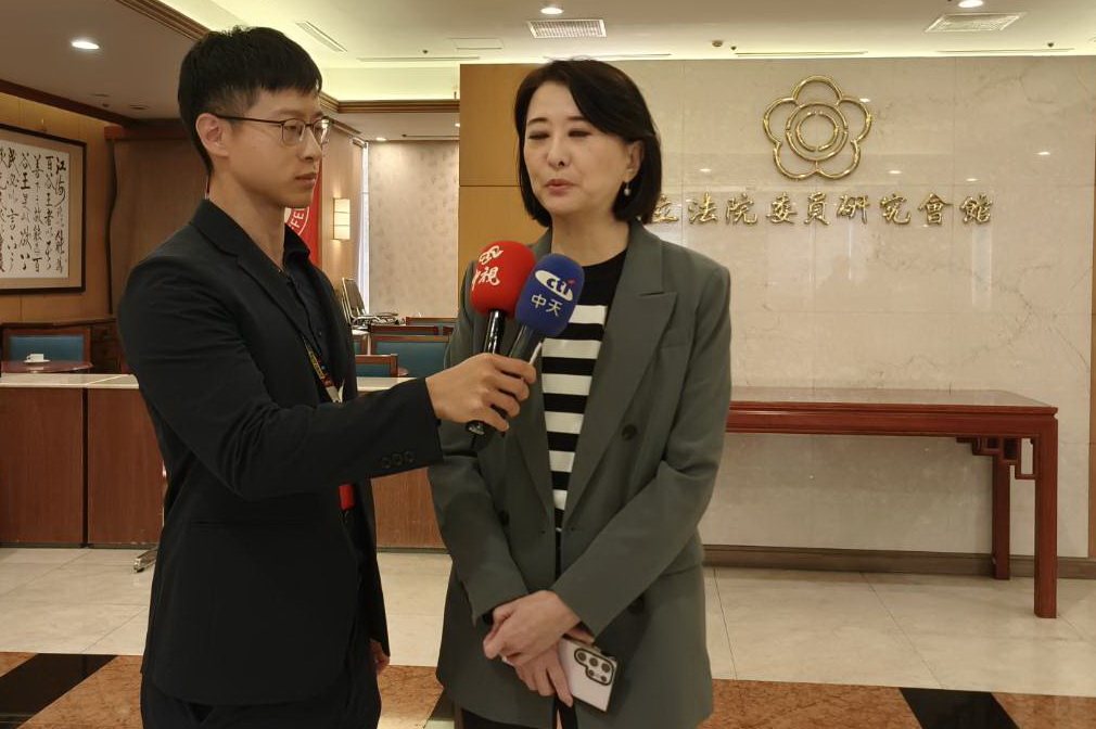 王鴻薇認為賴清德首波的是內閣名單荒腔走板的「立委內閣」名單!(記者包克明 攝)