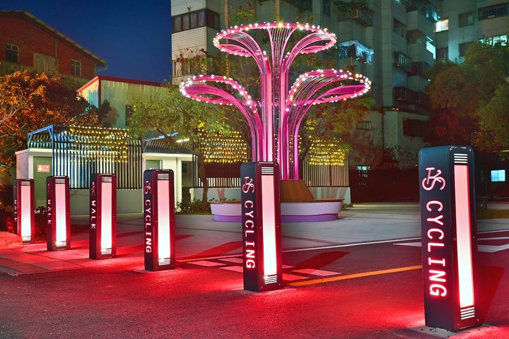 潭雅神綠園道社南站新亮點。 圖:臺中市政府觀光旅遊局/提供