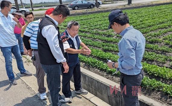 劉建國會勘雲林8處農路農水路 要更好的圳路才有更好的收成