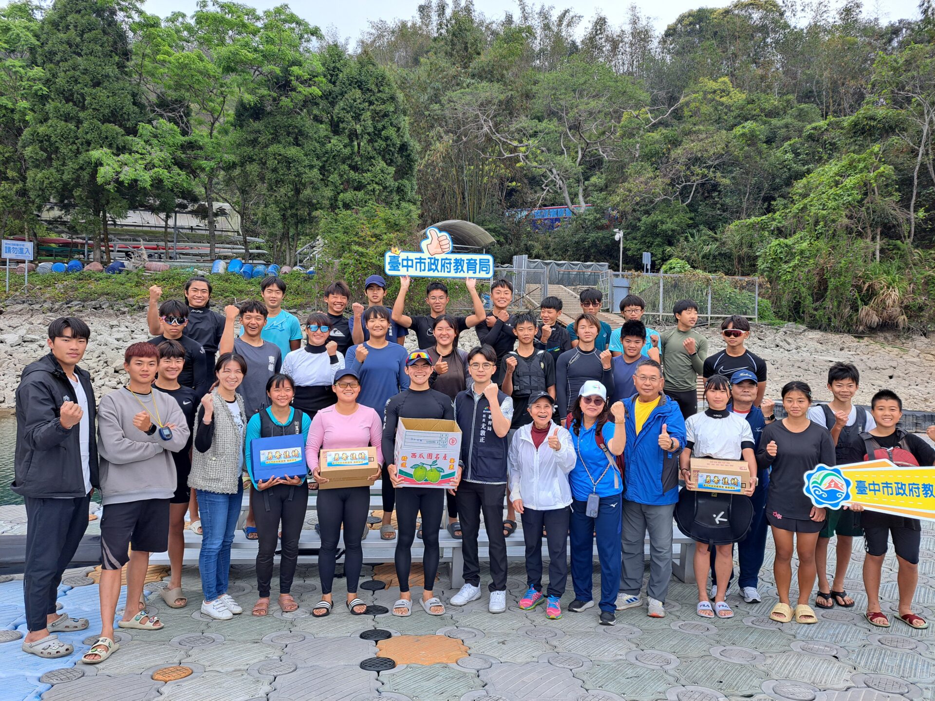 杭州亞運金牌張筑涵教練加持　中市四育國中全中運輕艇勇奪4金