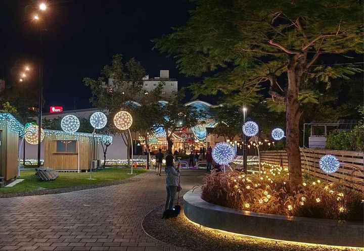 全新登場／台東鐵花燈之祭「玫瑰花海」如海浪般晶透湛藍