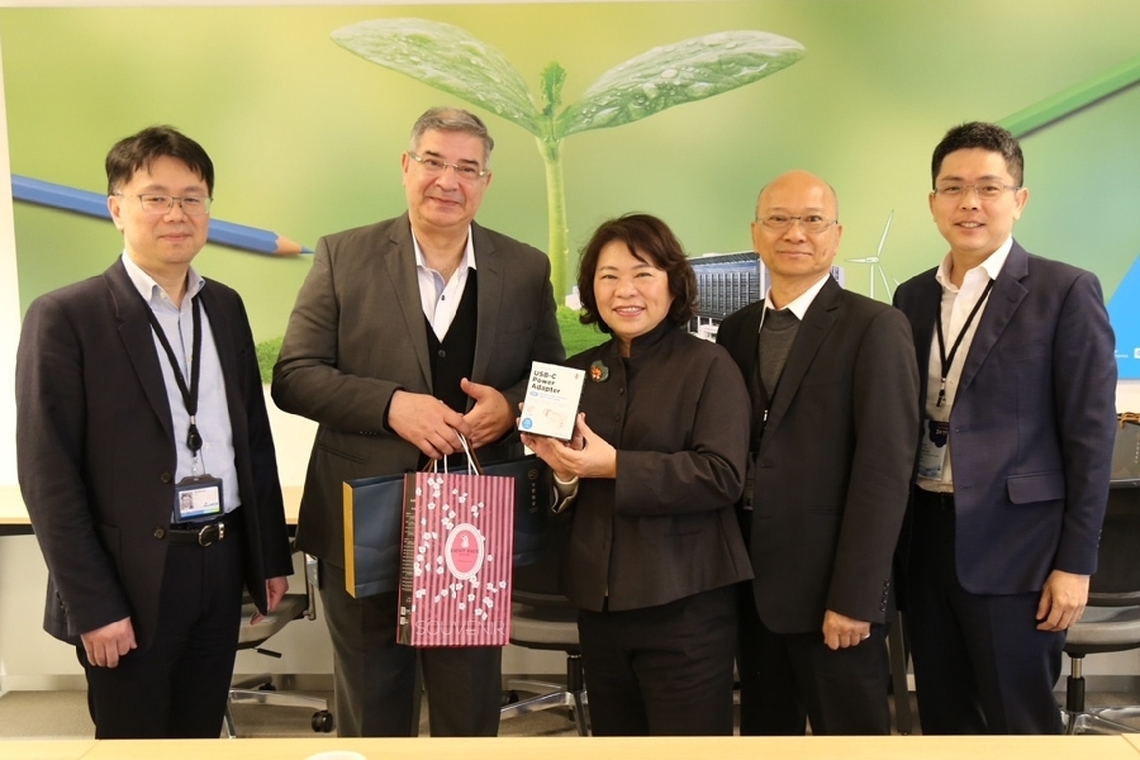 嘉義市長黃敏惠率團參訪台達電歐洲總部 交流永續城市智慧管理平台