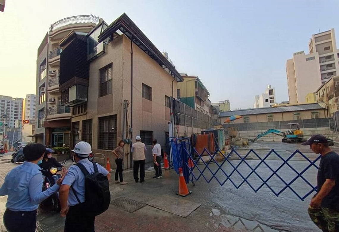 台南北區1建案開挖損鄰勒令停工疏散住戶