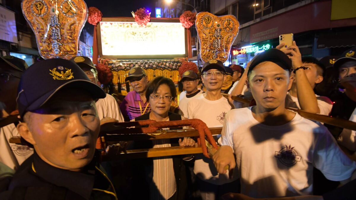 大甲媽駐駕彰化永樂街天后宮　彰化人熱情滿滿送駕平和圓滿