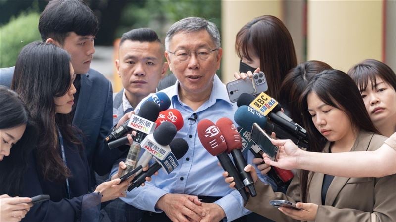 柯文哲出席民眾黨共識營。民眾黨提供