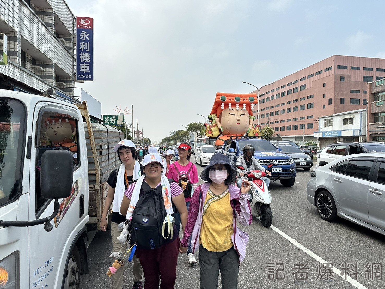 大甲媽我們來了!45位身障青年徒步跟轎3.5K