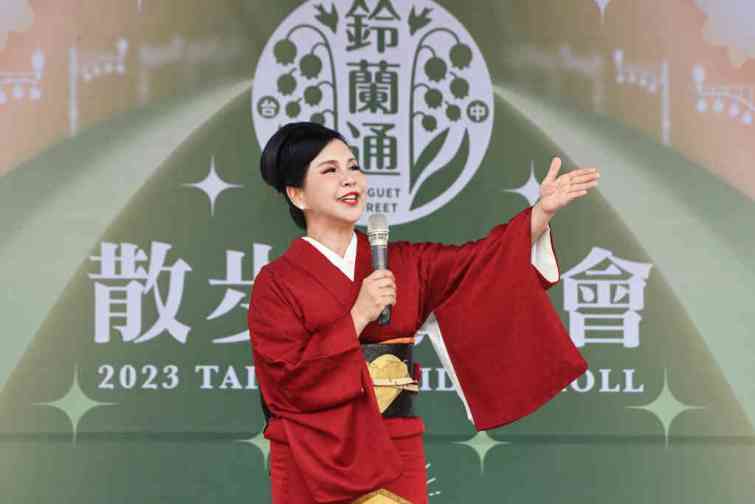 ▲西川淑敏老師（本名林淑敏）榮獲日本名古屋市政府任命「西川流日本舞踊」台灣支部長，擔任「名古屋觀光文化交流特命大使」。（記者張玉泰攝）