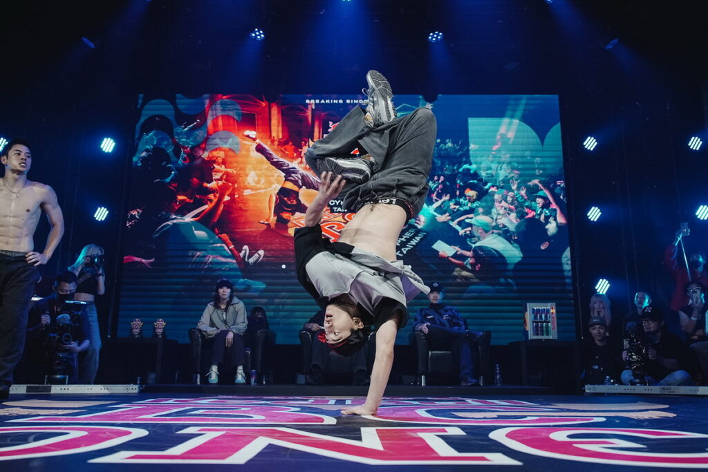 B-Boy Jasper(吳定杰)於2024 Red Bull BC One 台灣大賽成功挑戰史上最年輕B-Boy冠軍。(Red Bull提供