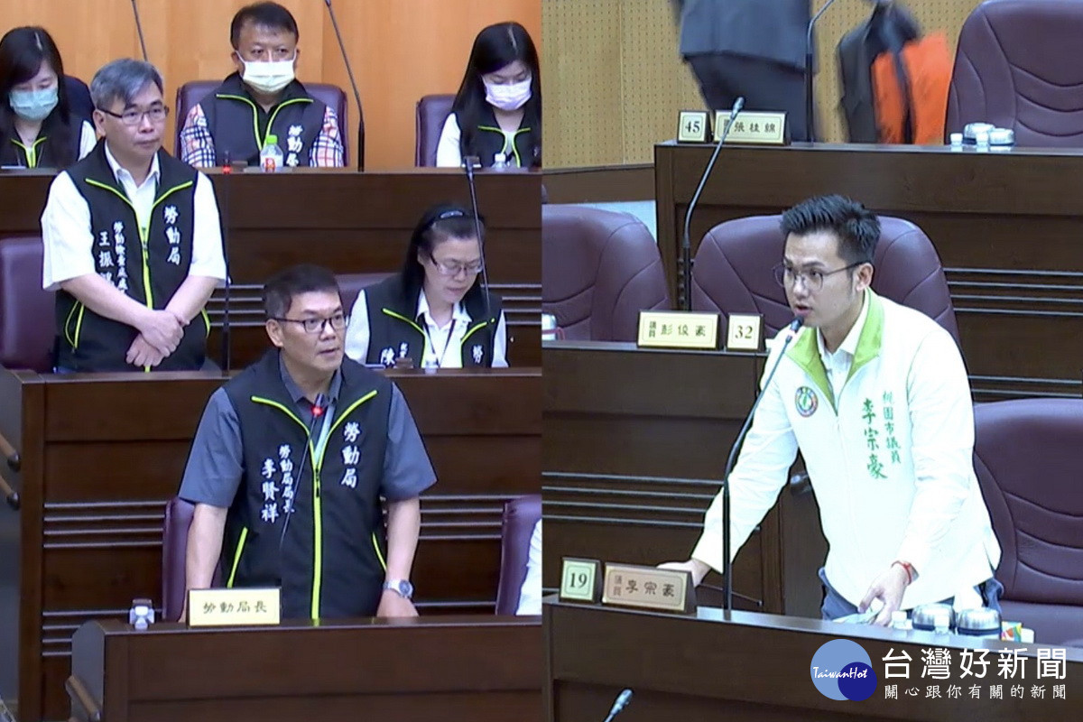 針對C型鋼條掉落機捷軌道,桃園市議員李宗豪提出質詢。<br /><br />