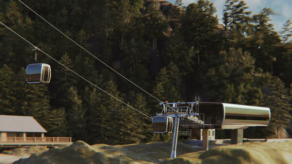 ORIZON by MND - detachable cable transport equipment for mobility in tourist environment ORIZON by MND - detachable cable transport equipment for mobility in tourist environment