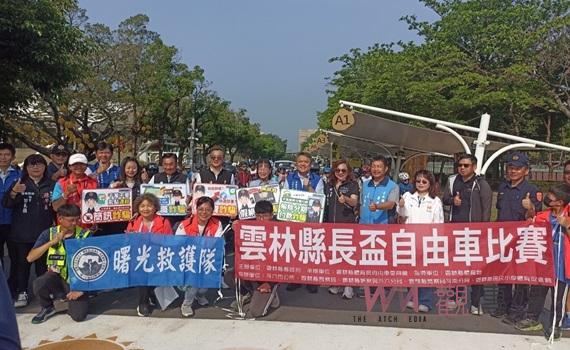 雲林春季縣長盃自由車公路賽 斗六警到場活力宣導交安、婦幼及防詐