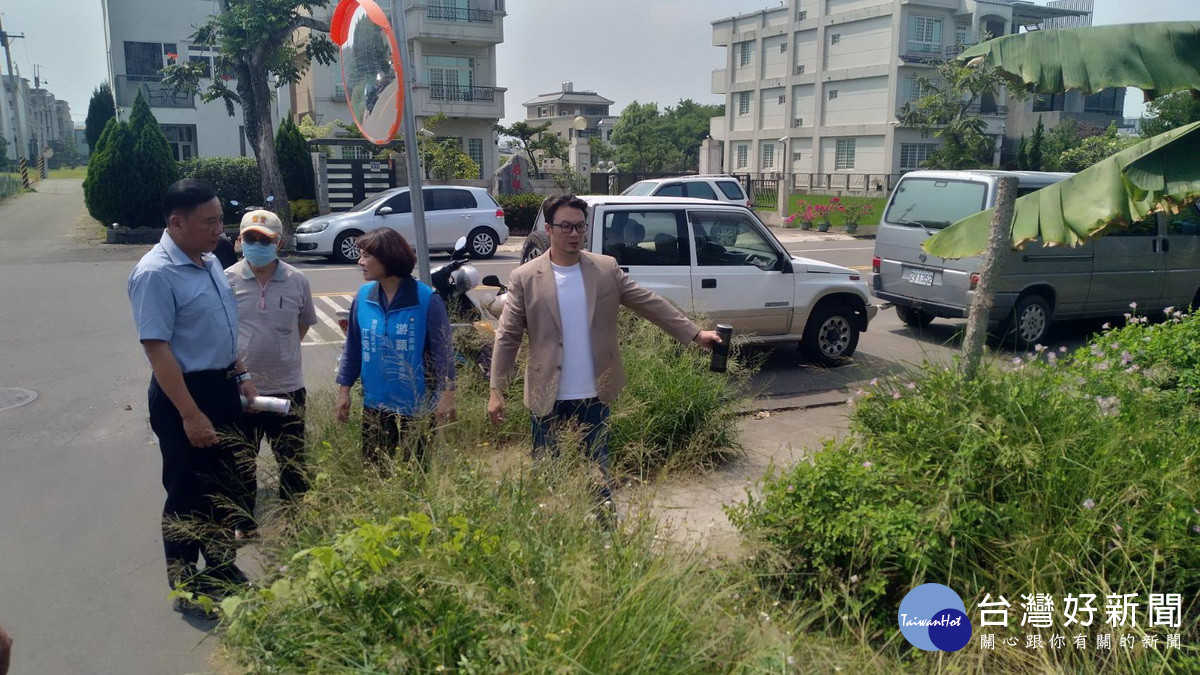 會後進行實地會勘。(簡千翔服務處提供)