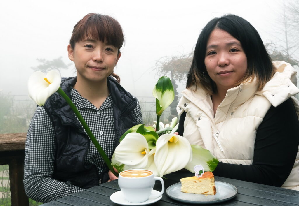 透過海芋姐妹花的投入,名陽匍轉型成休閒農莊