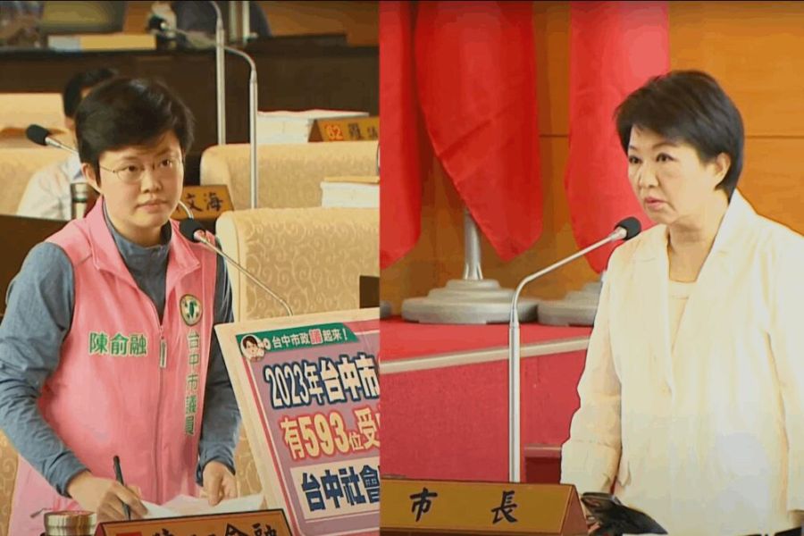 照片來源：台中市議會直播影片截圖