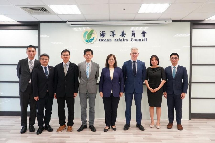 海委會主委管碧玲會見澳洲辦事處代表 雙方就海域安全合作