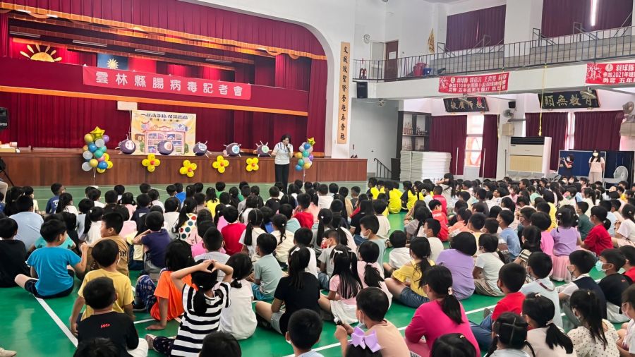 文昌國小預防腸病毒 麥當勞叔叔鼓勵孩童「洗手趣」
