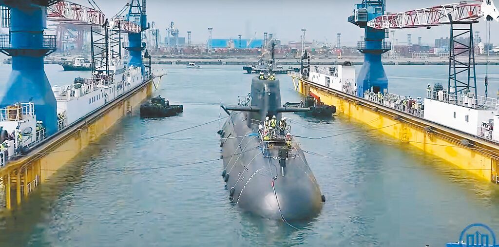 520前夕,潛艦國造專案召集人、國安會諮詢委員黃曙光情辭,丟出震撼彈。圖/台船提供