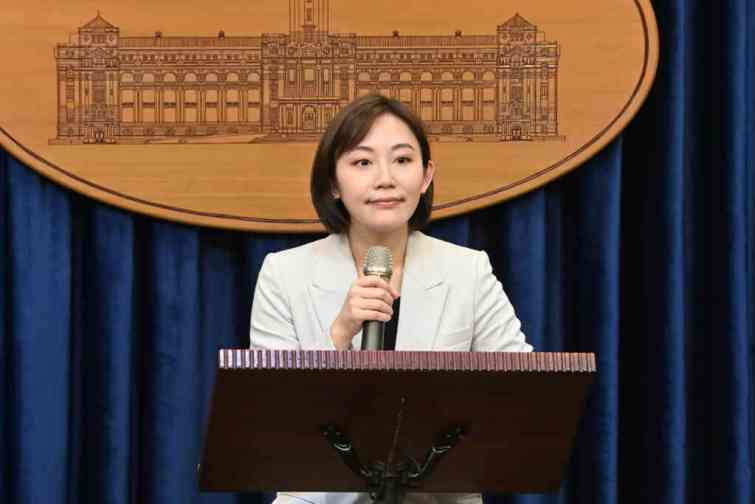 ▲總統府發言人林聿禪表示，感謝美國前駐中國及駐俄羅斯大使、前猶他州長洪博培（Jon Huntsman）的推薦撰文，以及長期對台灣的支持。（記者張玉泰攝）