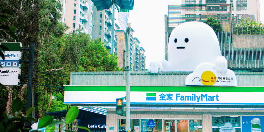 圖說：雲朵阿Q將在全家林口文義店落地一周。