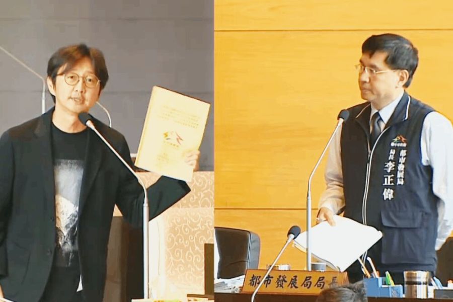 都發局長李正偉又被電爆 江肇國揭都更危老專區最新訊息停在4年前 202 照片來源:台中市議會直播截圖
