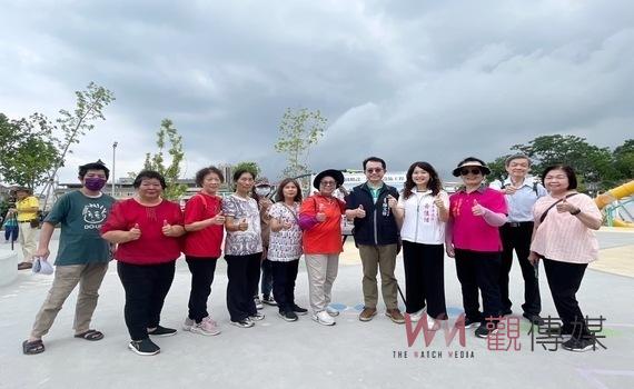 親子遊戲最佳場所 第二期5月開工!黃佳恬議員成功再爭取馬卡龍公園遮蔭設施工程